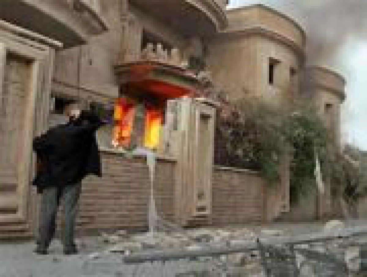 Sapte biserici bombardate in Irak