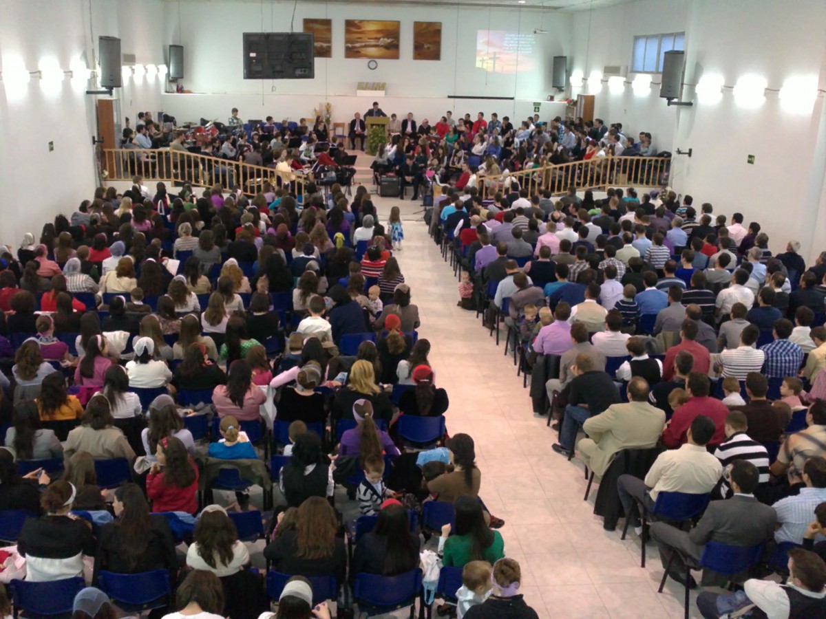 Botez Nou-Testamentar biserica Elim Arganda de Rey
