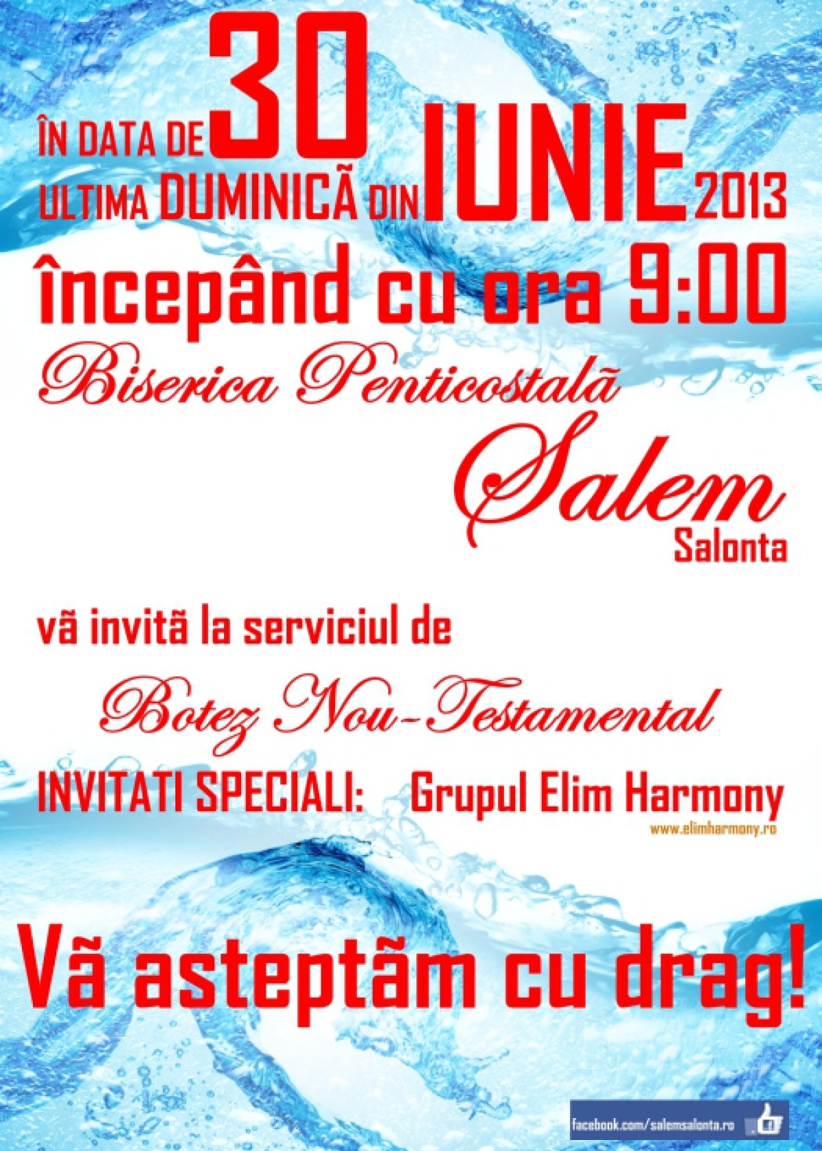 Duminică 30.06.2013 - Botez Nou-Testamentar la Salonta