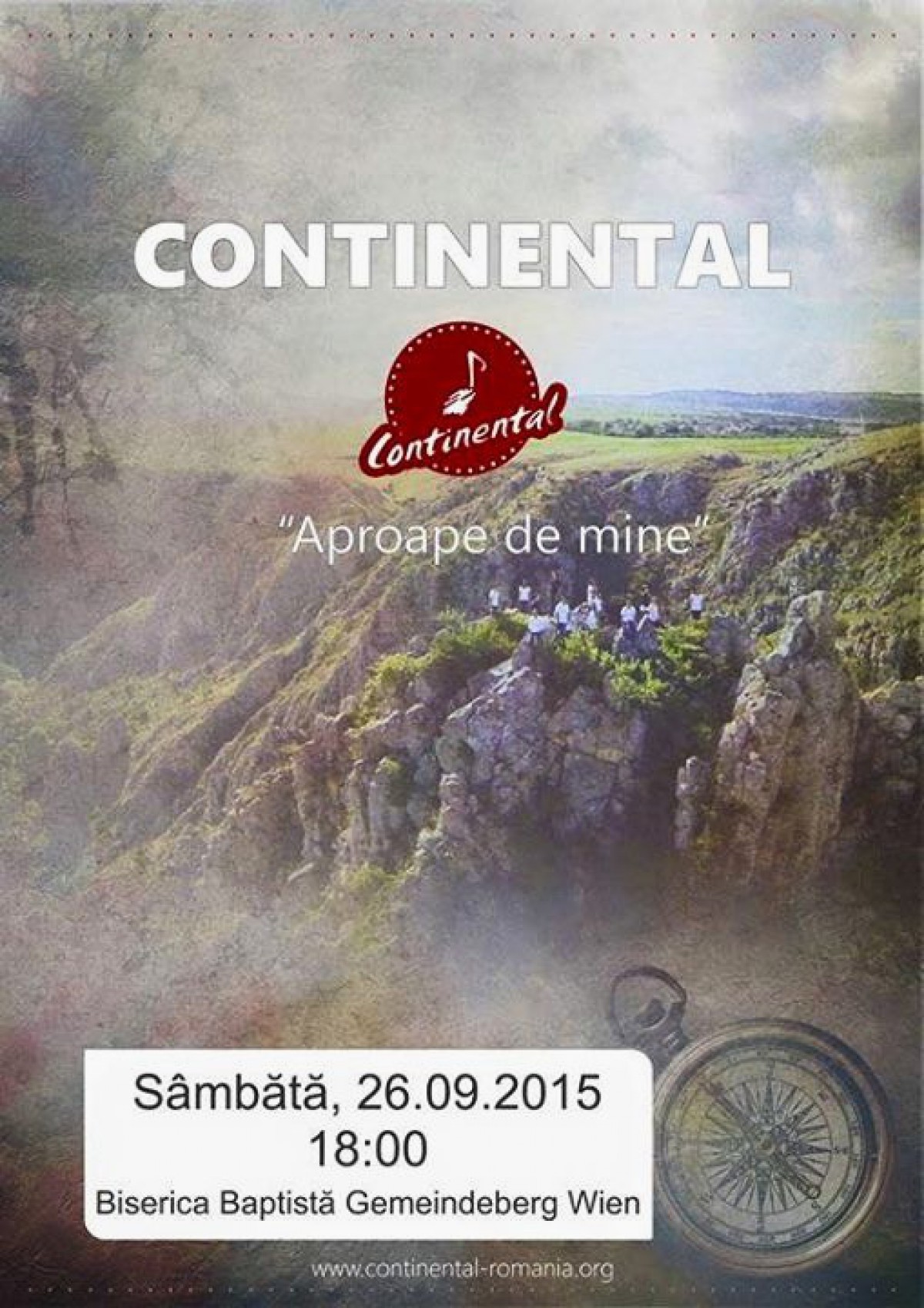 Turneu Continental & Orchestra – Viena, 26 septembrie 2015