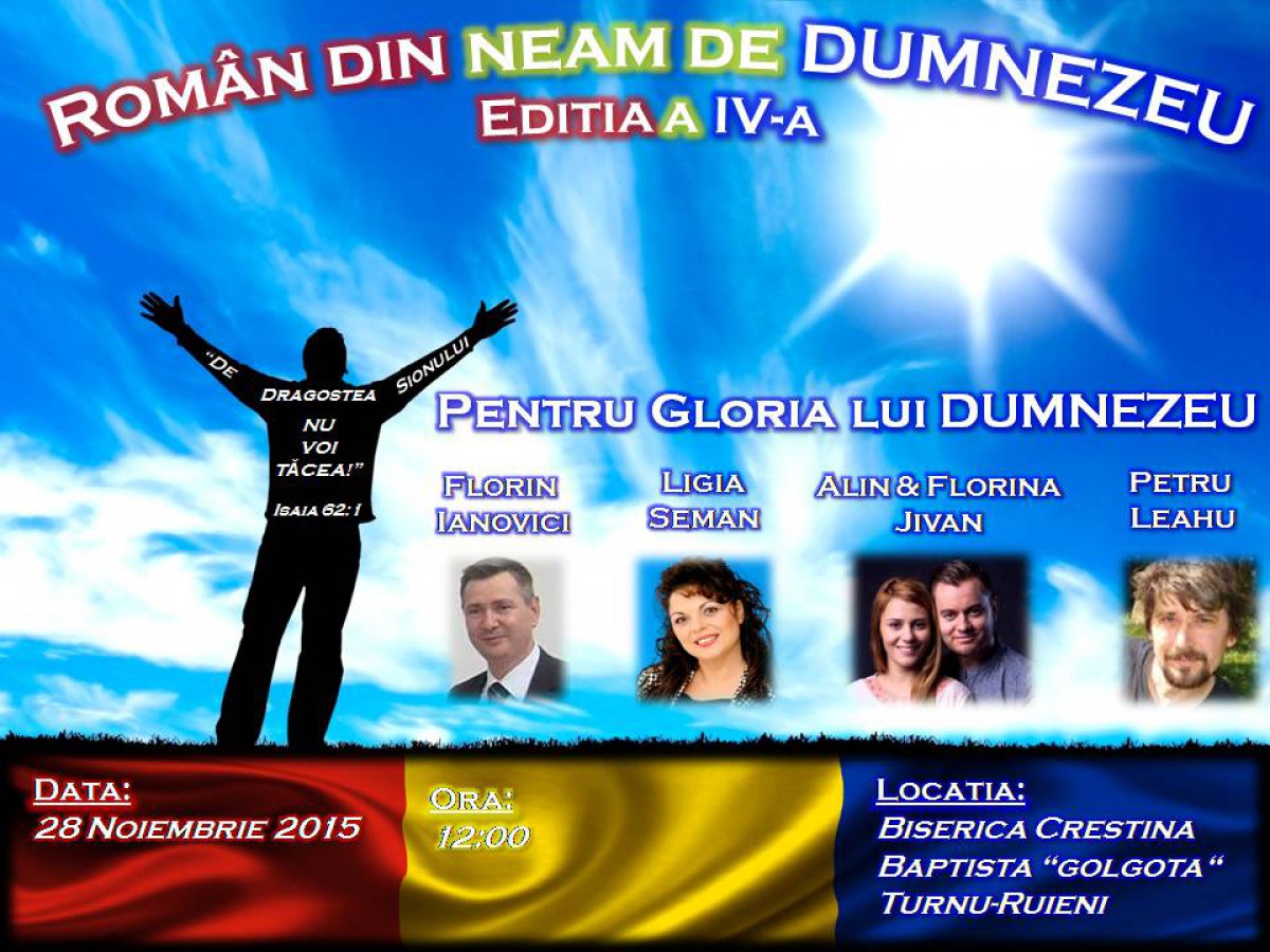 Român din neam de DUMNEZEU,Editia a IV-a