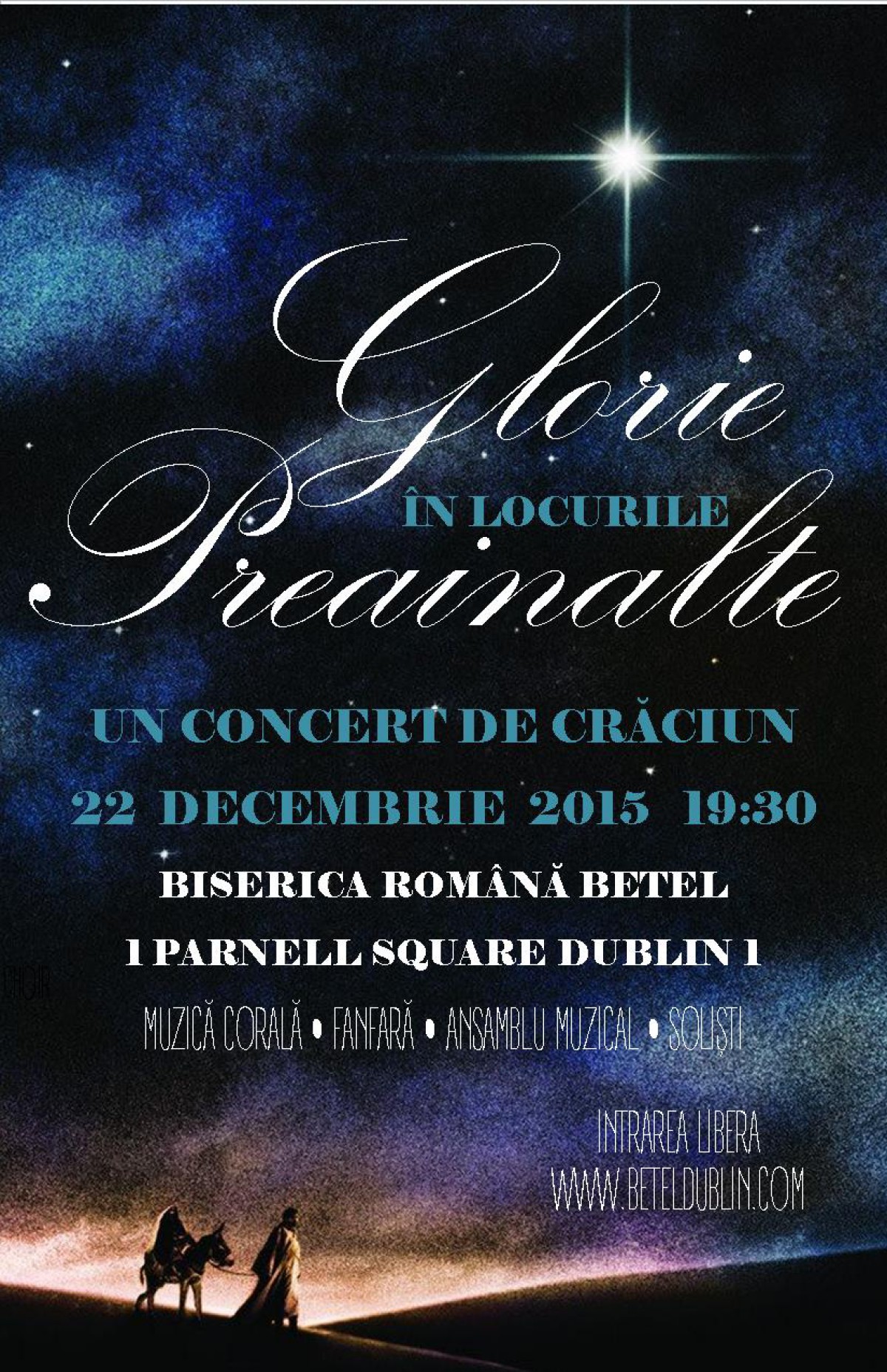 Concert de Craciun in Biserica Betel din Dublin