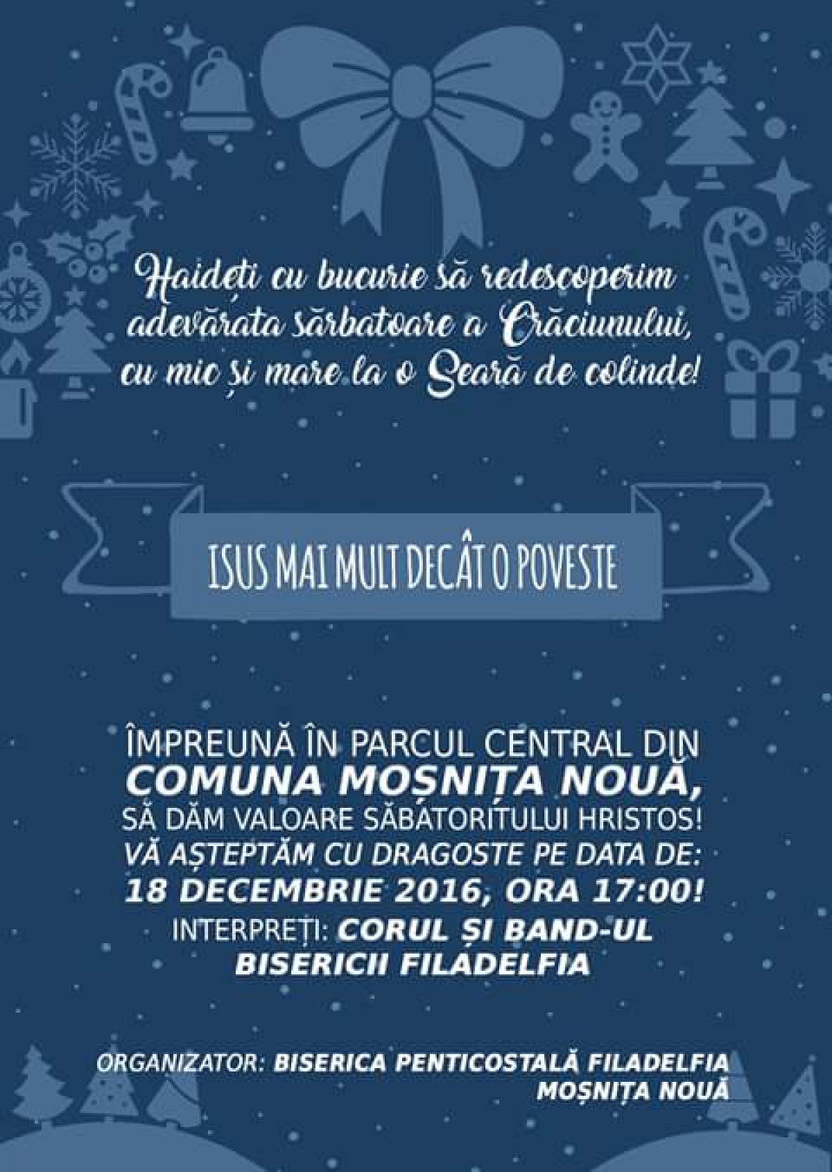 Isus,mai mult decât o poveste! #searadecolinde