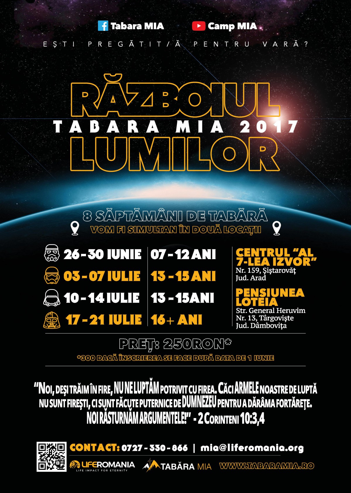 Tabără da vară MIA 2017 - Târgoviște și Șiștarovăț