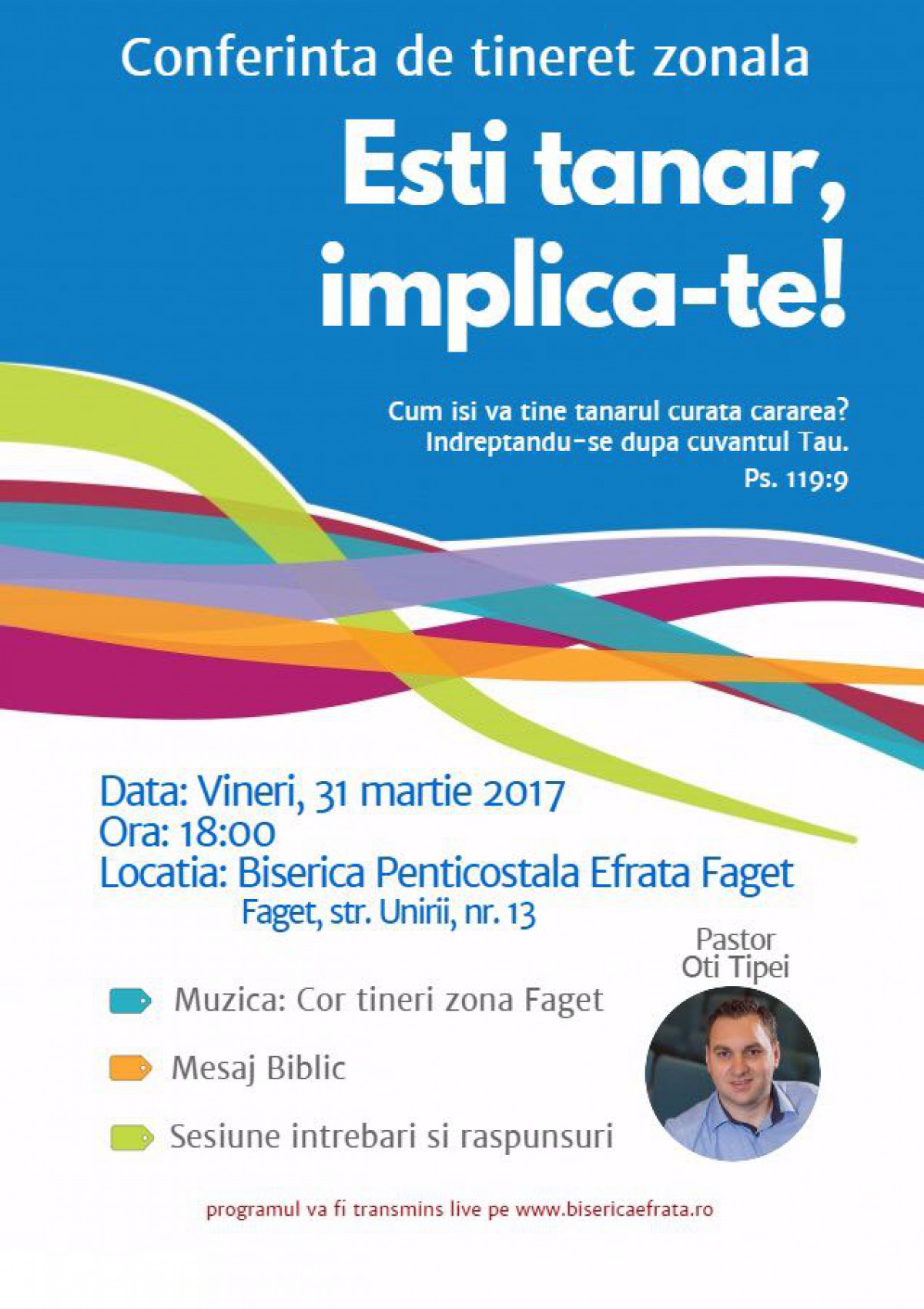 Conferinta de tineret - Esti tanar, implica-te! Faget,Timis