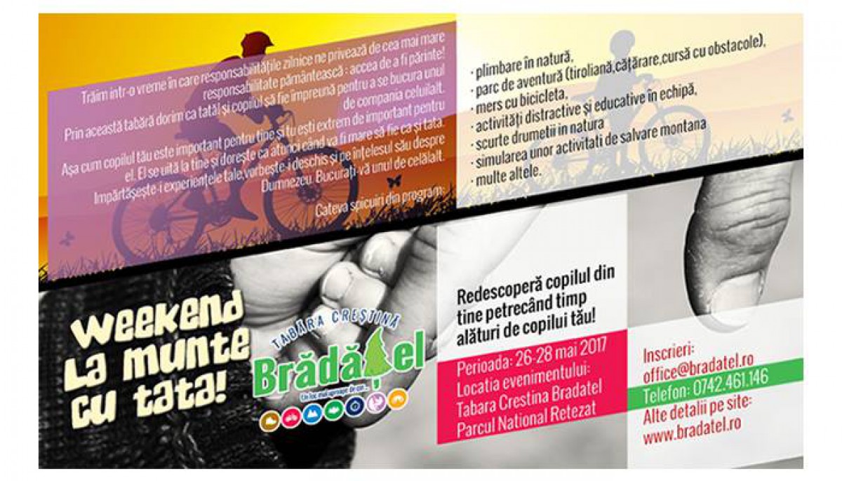 Weekend la munte cu tata - Editia de primavara