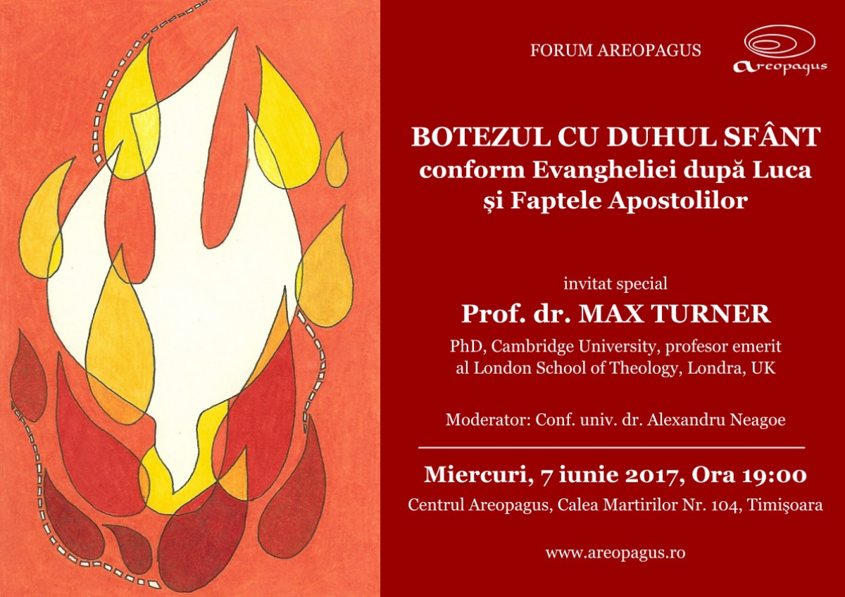 Forum: „Botezul cu Duhul Sfânt, conform Evangheliei după Luca și Faptelor Apostolilor”