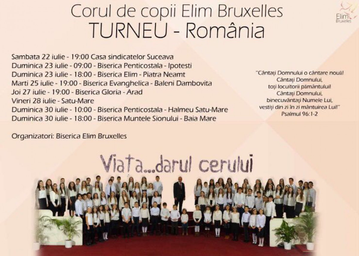 Corul de copii Elim Bruxelles