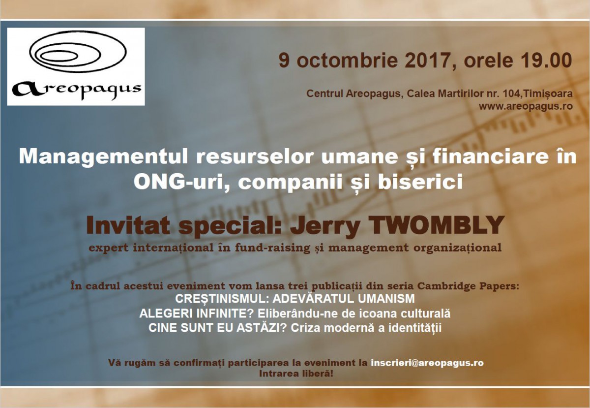 Managementul resurselor umane și financiare în ONG-uri, companii și biserici